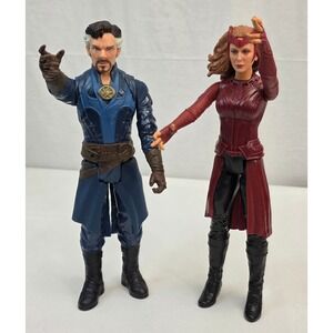 Marvel Titan Hero Series Doctor Strange & Scarlet Witch 12" Action Figure Set
